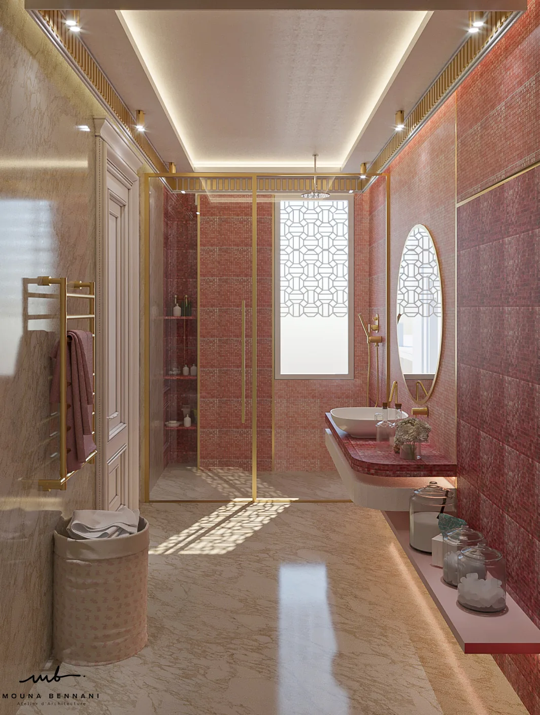 Villa résidentielle contemporaine avec détails architecturaux, vue 10.